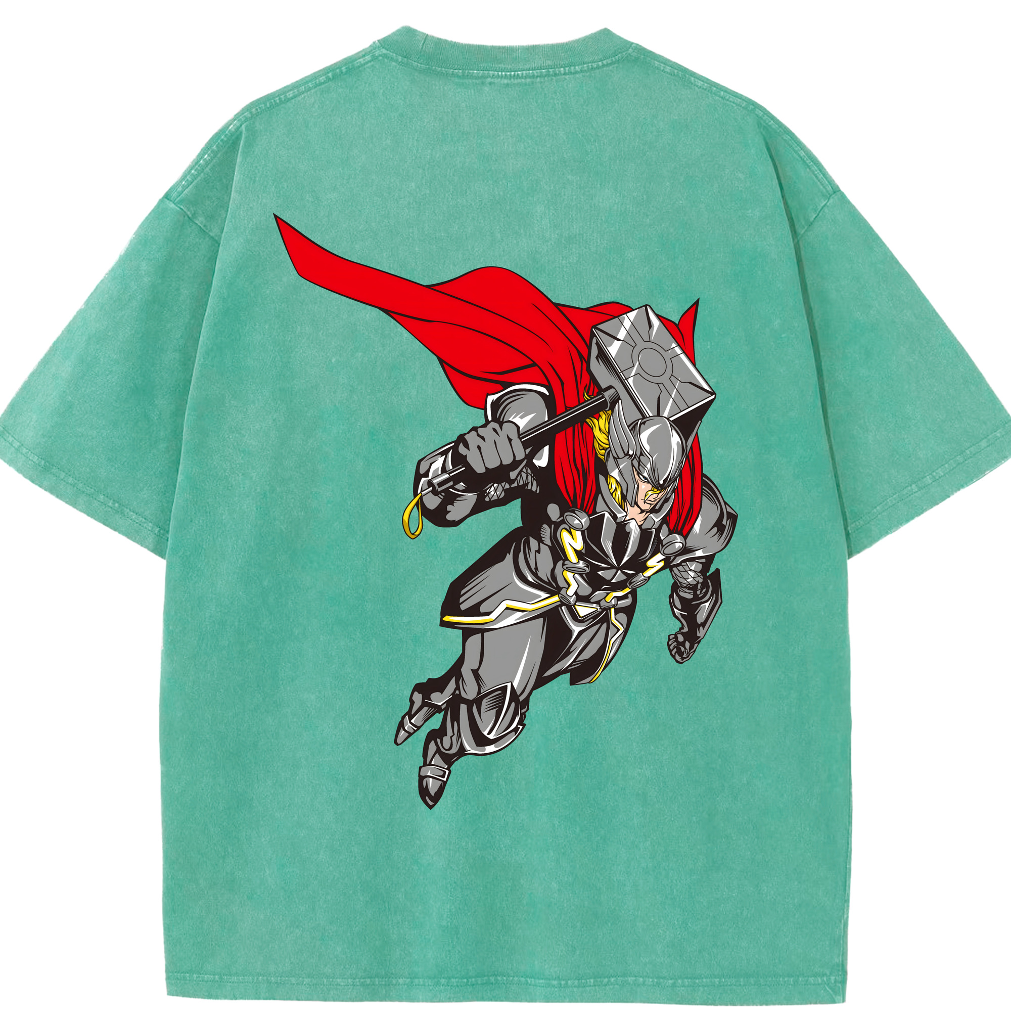 （画像用） アベンジャーズ The Avengers 綿100% ヴィンテージ風 半袖Tシャツ（背面プリント）